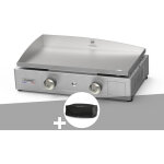 Le marquier - la plancha inox 260 gaz avec housse de protection