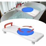 Planche de bain 75, 5x34 cm siège de bain seniors adultes avec plaque pivotante à 360° planche de bain ... Planche de bain 75, 5x34 cm siège de bain seniors adultes avec plaque pivotante à 360° planche de bain ...