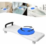 Yardin - planche de bain pour personnes ges avec porte - savon, sige de baignoire rglable en polypropylne ...