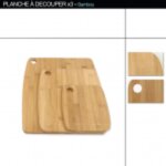 Planche a decouper bambou x3