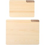 Planche  dcouper en bois pour lgumes, fruits, viande, pain, cuisine domestique, 2 pices - eosnow
