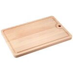 Planche � d�couper en bois avec r�cup�rateur de jus 40 x 26 cm fackelmann wood edition