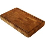 Ecofurn - planche � d�couper en ch�ne huil� avec huile de lin offerte cut 40 x 25 cm