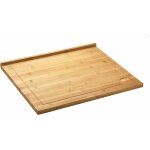 Planche � d�couper g�ante en bambou avec rainure pour recueillir les liquides