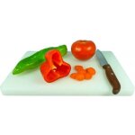 Planche � d�couper - jocca - 30x20 cm - poly�thyl�ne - blanc - r�sistante aux chocs