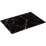 5five simply smart ? planche � d�couper en verre tremp� 40x30 cm ? effet marbre noir ? surface hygi�nique ...