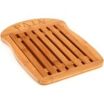 Edm - planche  pain en bambou avec bac de rcupration, dimensions 34 x 26 x 2 cm, idale pour trancher ...