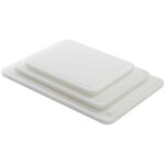 Planche pehd 500 avec rigole, poche � jus et pied antiglisse 50x35x2cm - mat�riel chr pro