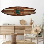 Hxadeco - planche de surf d�corative ocean vibe