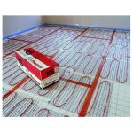 Plancher chauffant �lectrique ks largeur 60 cm sans thermostat 300w - 480211 - thermor