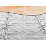 Plancher chauffant �lectrique parquet moza�k 100w / m� 1m� 100w - 480148 - thermor