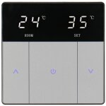 Plancher chauffant thermostat de chauffage  bouton tactile, conome en nergie et facile  utiliser ...