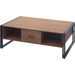 Mendler - table basse hwc - a27b, table d'appoint structure 3d, 45x150x60cm mvg - certifi, mtal aspect ...