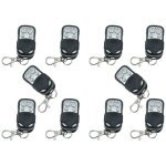 10 tlcommandes universelles portail automatique frquence 433. 92 mhz code fixe