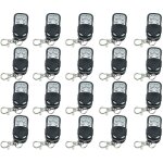 20 tlcommandes universelles portail automatique frquence 433. 92 mhz code fixe