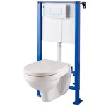 Planetebain - pack wc suspendu autoportant avec bti - support + cuvette nf