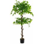 Costway - plante artificielle de 150cm avec pot rempli de ciment, ficus artificiel avec 882 feuilles ... Costway - plante artificielle de 150cm avec pot rempli de ciment, ficus artificiel avec 882 feuilles ...