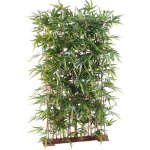 Pegane - plante artificielle haute gamme sp�cial ext�rieur / haie artificielle bambou, coloris vert - ...