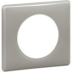 Plaque 1p gris perle legrand 098859