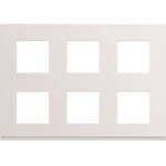 Plaque - 2 x 3 x 2 modules - pure hager gallery wxp0086 - pure