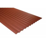 Mccover - plaque acier ondulée po 76 / 18 réversible noir mat / rouge mat 2000x900mm - coloris - noir ... Mccover - plaque acier ondulée po 76 / 18 réversible noir mat / rouge mat 2000x900mm - coloris - noir ...
