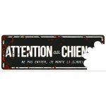 Ebi - plaque 'attention au chien' couleur : gris