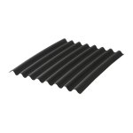 Mccover - plaque bitume ondule l 2 m - l 0. 86 m - coloris - noir, largeur - 86 cm, longueur totale ...