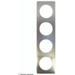 Plaque c�liane m�tal 4 postes finition: titane