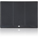 Plaque de cuisson en fonte 42, 5 x 31, 5 cm, plaque reversible cullote, pole pour grill, plancha pour ...