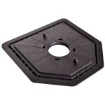 Plaque a dalle cleman - dimensions : 218 mm x 218 mm