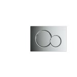 Sjqka ? plaque de commande wc geberit sigma01 ? chrome poli ? double touche 3 / 6l ? dimensions 247 x ...