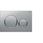 Plaque de d�clenchement double touche wc duofix sigma 20 chrom� mat geberit 115. 882. kn. 1