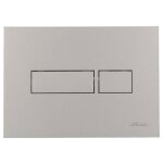 Plaque de commande double volume rec nicoll - pour b�tis - supports auto - portants - rectangulaire - ...