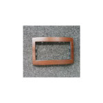 Plaque de finition double 2 postes verticale entraxe 57mm bois massif racine kallysta hager Plaque de finition double 2 postes verticale entraxe 57mm bois massif racine kallysta hager