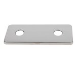 Plaque finition inox systeme sertifix - parois non faiencees ou pvc 150mm