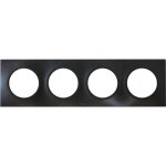 Plaques de finition polycarbonate - anthracite - square 4 postes