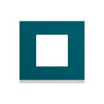 Plaque gallery 1 poste plastique peint peacock (wxp0802)