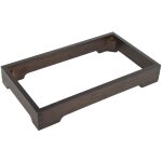 Plaque � induction encastrable design minimaliste en bois pour th�i�re, support stable accessoire de ...