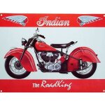 Plaque mtal moto indian