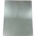 Abb - plaque de montage tole �lectrozingu�e pour coffret polyester aria 54 - 515x415