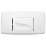 Schwab - plaque de commande murale gala blanche pour wc encastr�, simple volume