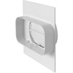 La ventilazione - plaque pour passage de mur tube ventilation rond �100 � tube ventilation rectangulaire ...
