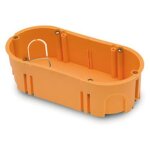 Plaque de pl�tre bo�te 2 m�canismes 3256 - famatel