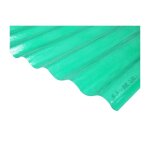 Mccover - plaque polyester vert ondul�e (po 76 / 18) - coloris - vert, largeur totale de la plaque - ...