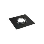 Ten - plaque de propret inox 400x400mm 140mm noir - 126140