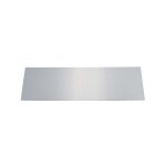 Duval - plaque de propret inox brillant - rectangulaire - 730 x 250 mm - adhsive