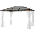 Plaques de remplacement pour le toit pour tonnelle de jardin toolport paradise deluxe 3x4 m, hardtop