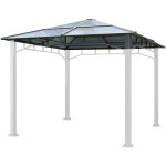 Plaques de remplacement pour le toit pour tonnelle de jardin toolport sunset deluxe 3x3 m, hardtop