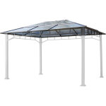 Plaques de remplacement pour le toit pour tonnelle de jardin toolport sunset deluxe 3x4 m, hardtop