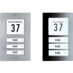 M - e modern - electronics - plaque de sonnette 3 foyers 41067 acier inoxydable 12 v / 1 a x484281 M - e modern - electronics - plaque de sonnette 3 foyers 41067 acier inoxydable 12 v / 1 a x484281